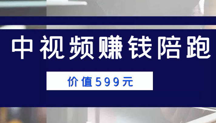 中视频赚钱陪跑，卖中视频账户赚钱收益陪跑项目（价值599元）-52资源库