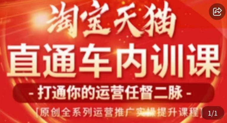 天问电商·2023淘宝天猫直通车内训课，零基础学起直通车运营实操课程-52资源库