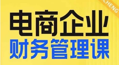 电商企业财务管理线上课，为电商企业规划财税-52资源库