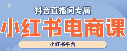 小红书电商高级运营课程，实操教学+案例分析-52资源库