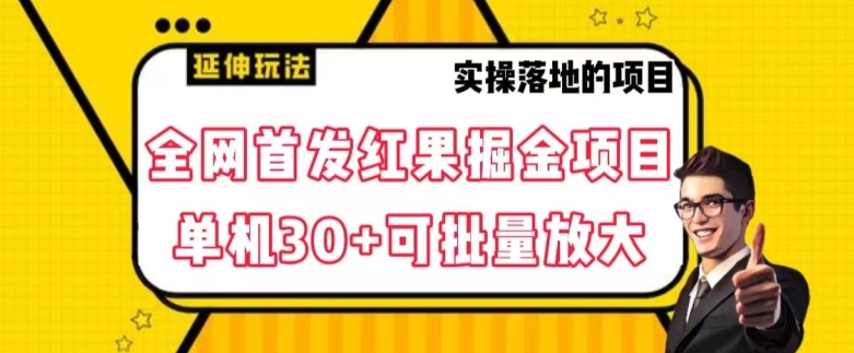 全网首发红果免费短剧掘金项目，单机30+可批量放大【揭秘】-52资源库