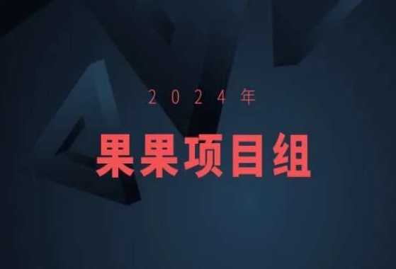 2024年果果项目组项目合集-果果最新项目-52资源库